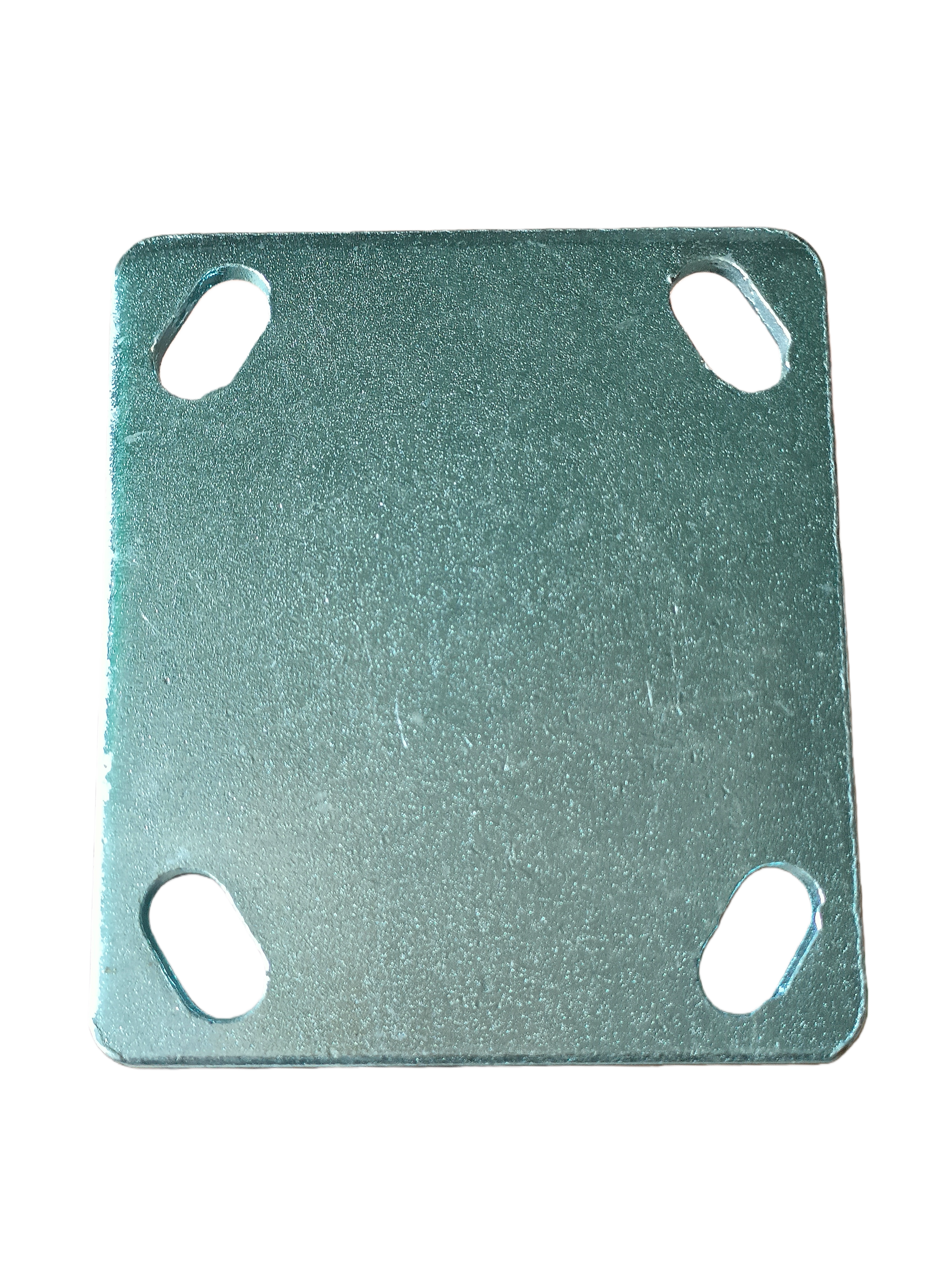 8 inch Rubber-on-Iron Wheel Rigid Caster | Industrial Medium-Duty | 550 lbs (250 kg) Capacity | Roller Bearing