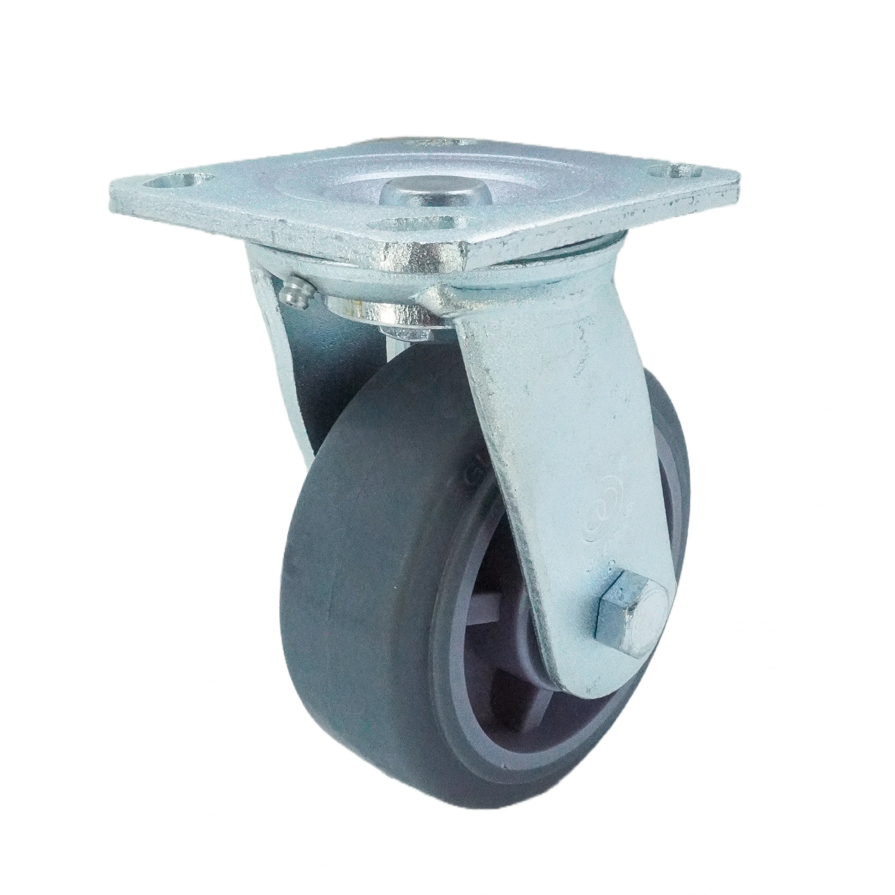 5 inch Premium TPR Wheel Top Plate Swivel Caster / 397 lbs Load Rating