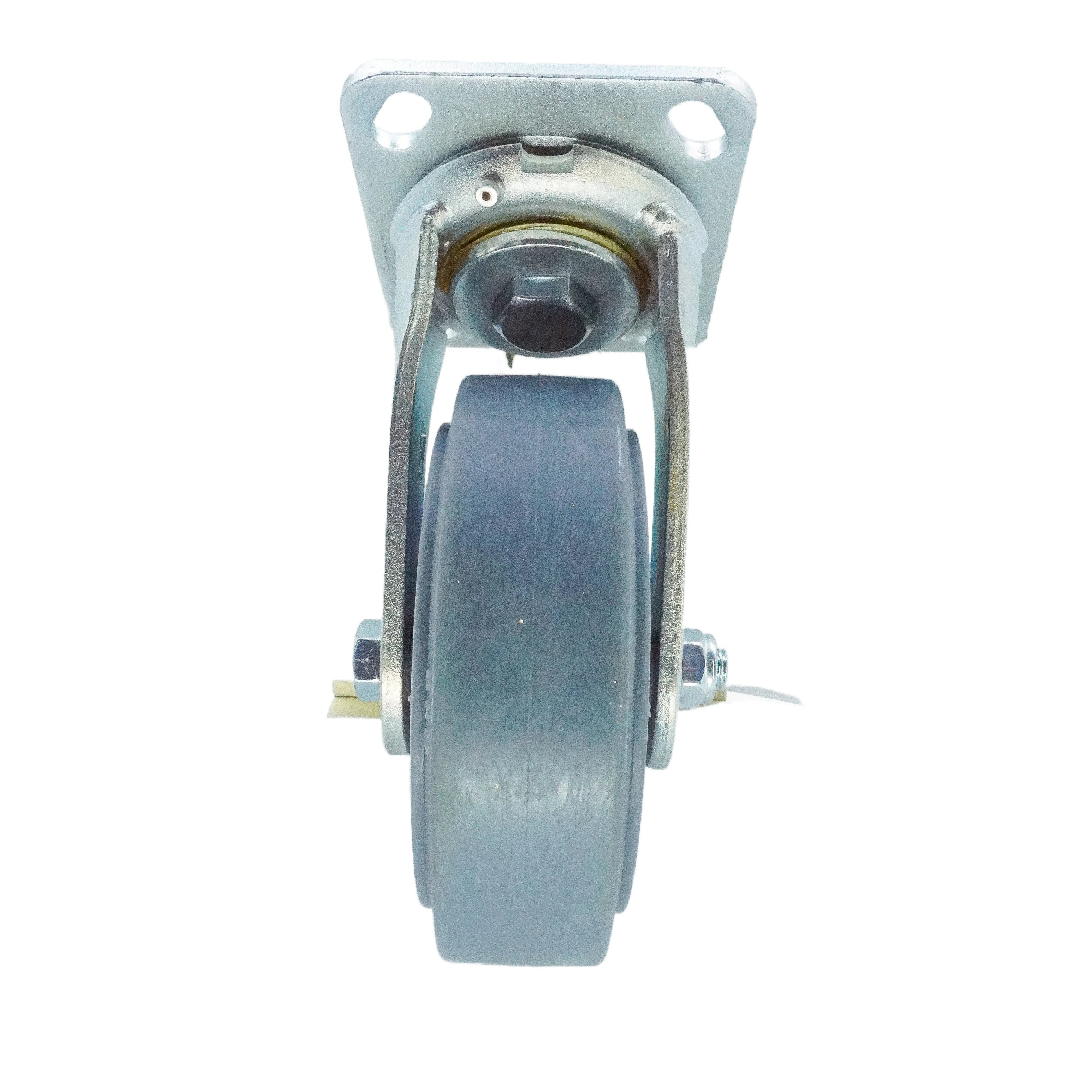6 inch Premium TPR on Polyolefin Top Plate Swivel Caster | 617 lbs Capacity