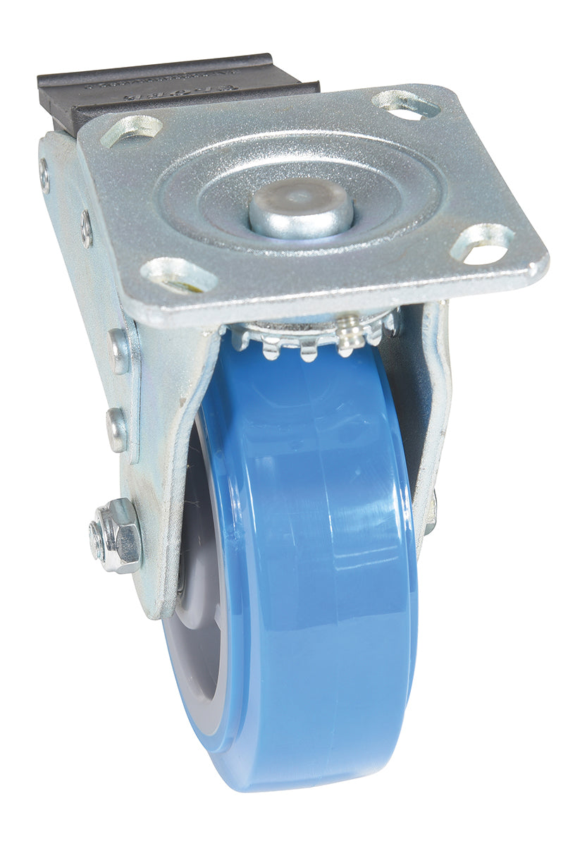 6 inch Premium Polyurethane Tread over Polyolefin Core Swivel Caster – 904 lbs Capacity