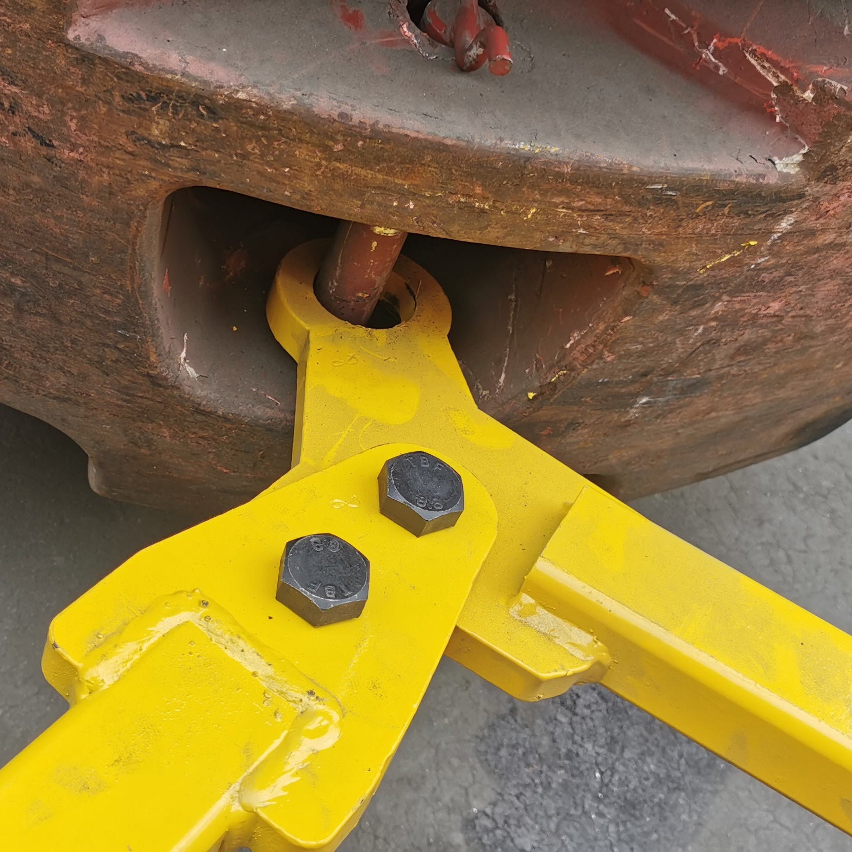 Shipping Container Moving Tow Bar Triangle Towing Frame | Forklift Container Pulling Hitch Dolly Kit | Heavy Duty Detachable Tow Bar