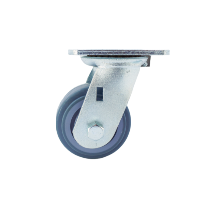 4″×2″ Premium TPR Top Plate Swivel Caster | 353 lbs Capacity