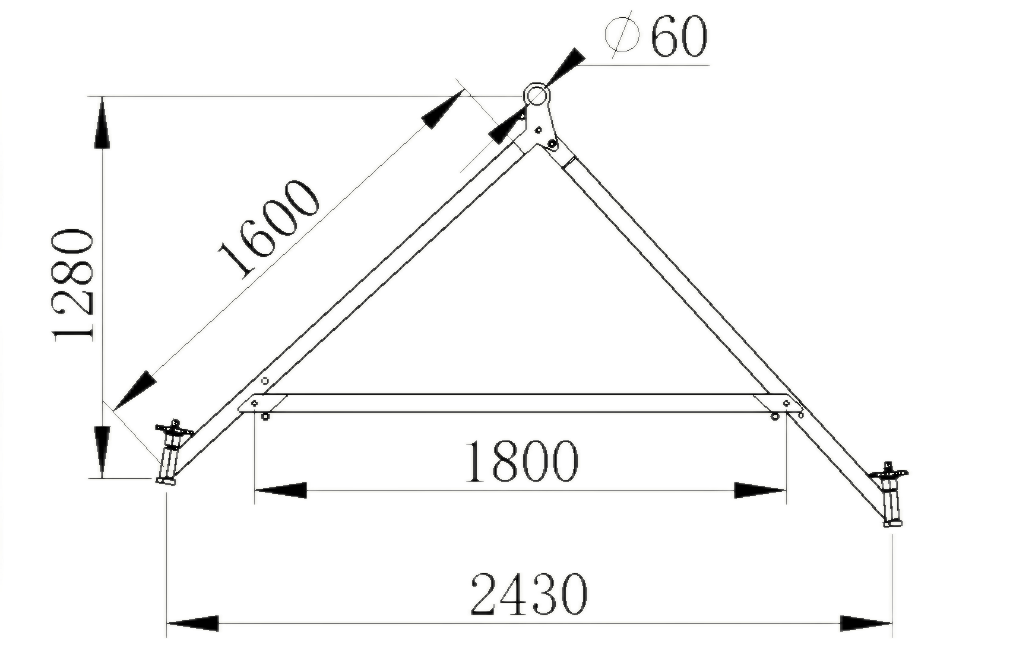 Forklift tow bar for shipping container movement