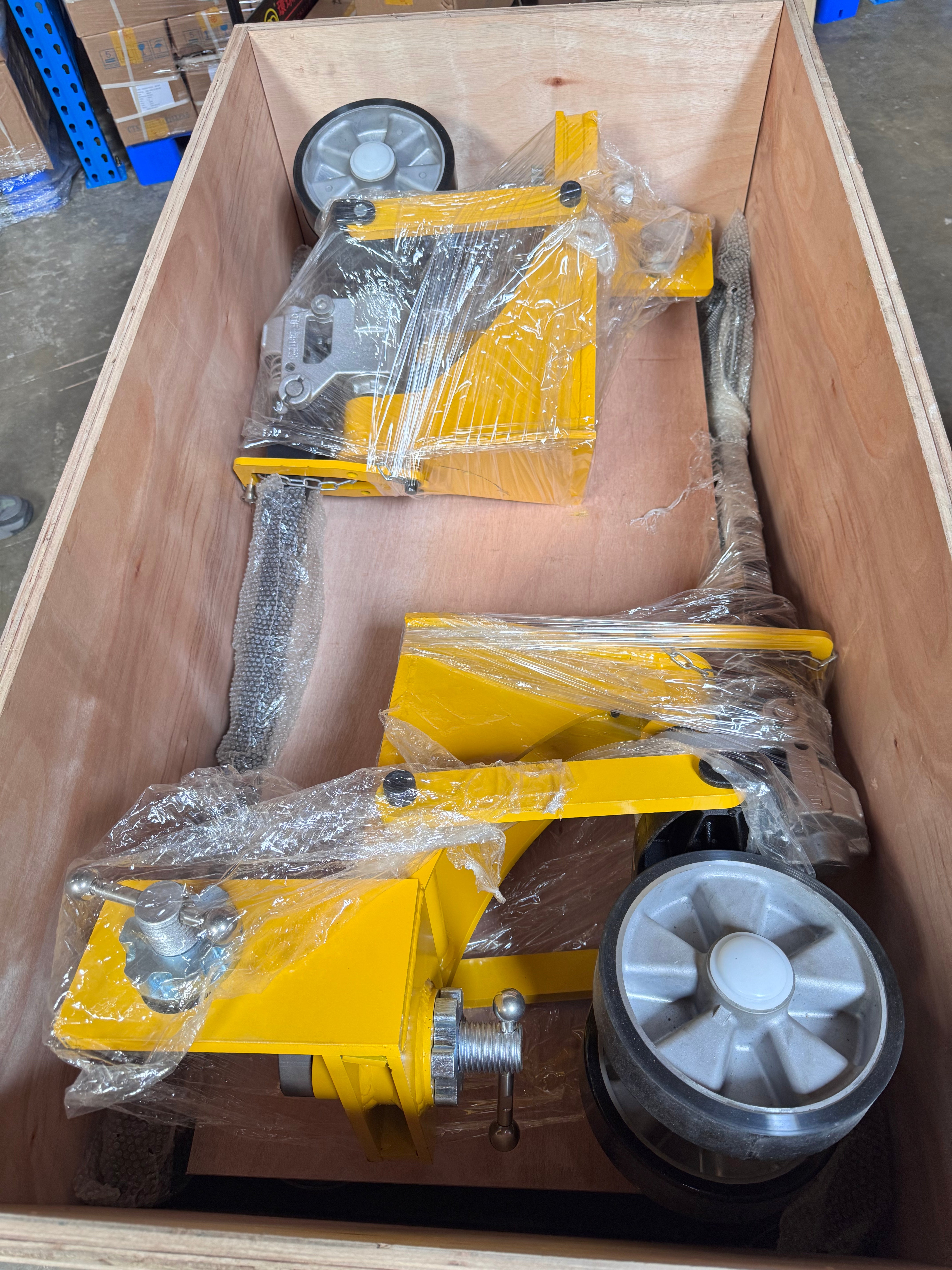 Shipping Container Corner Lifting Mover Kit | 24000 lbs Load Wheels (set of 4 pcs)